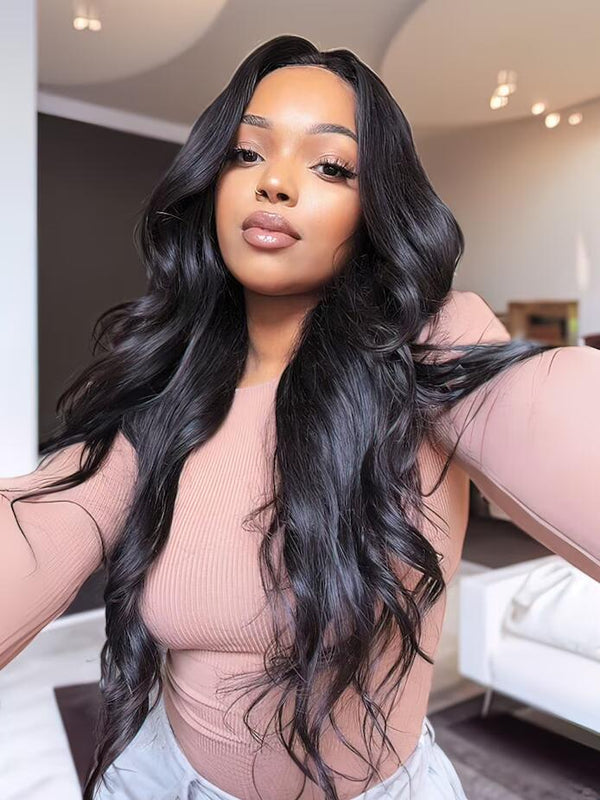 EINbeauty Body Wave V/U Part Human Hair Wigs No Leave Out Beginnger Friendly Easy Install