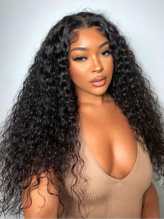 EINbeauty 9x6 Glue Bye Easy Wig Water Wave Pre Cut Pre-Plucked HD Lace Closure Wig